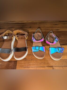 NWT- BUNDLE OF GIRLS SANDALS- Size 2